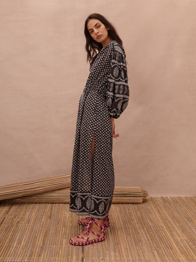 Hermia Maxi Smock Dress