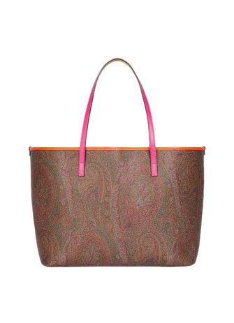 Paisley Leather Shopper