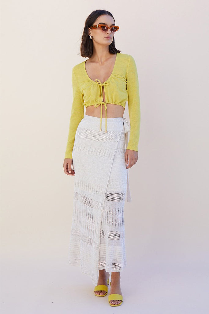 Harper Knit Wrap Skirt