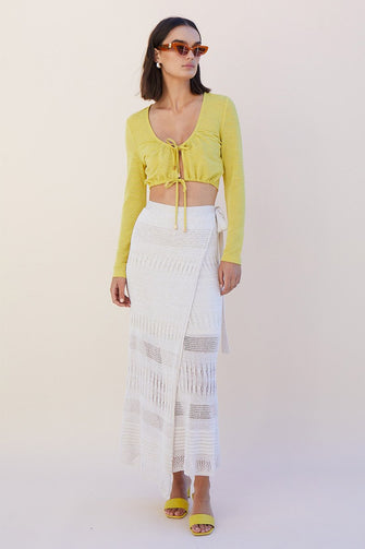 Harper Knit Wrap Skirt