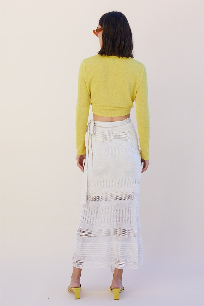 Harper Knit Wrap Skirt