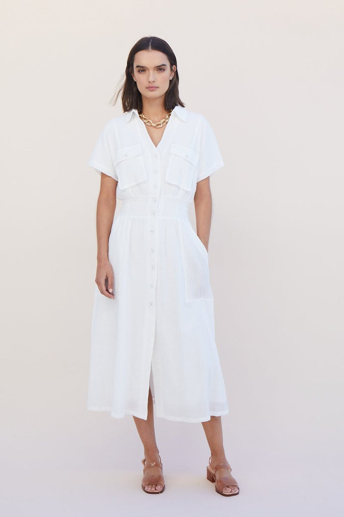 Alva Midi Shirt Dress