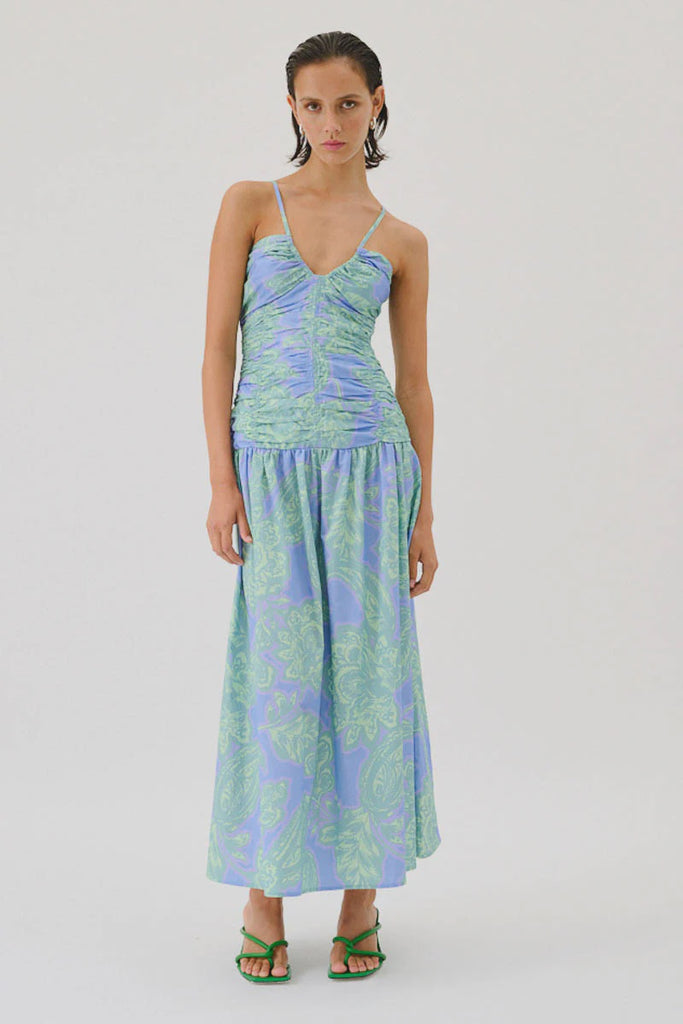 Jade Square Neck Sundress