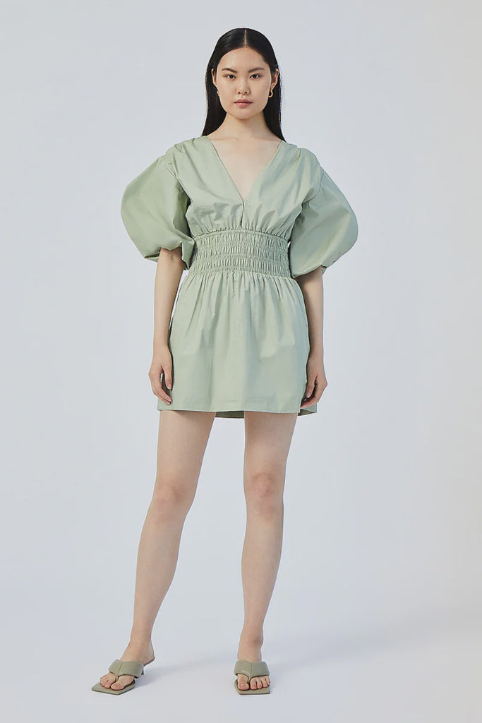 Sia Shirred Waist Mini Dress