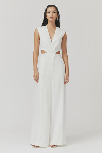 Skylar Jumpsuit White