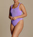 Square Neck Swim Lilac