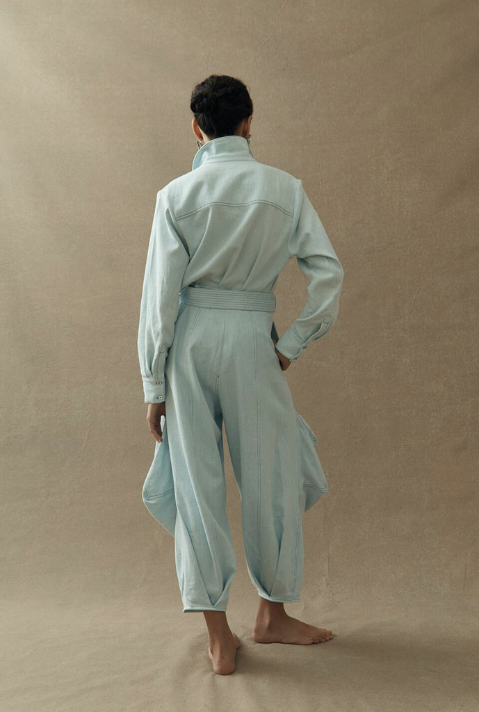 Como Shirt Sun Bleached Organic Denim