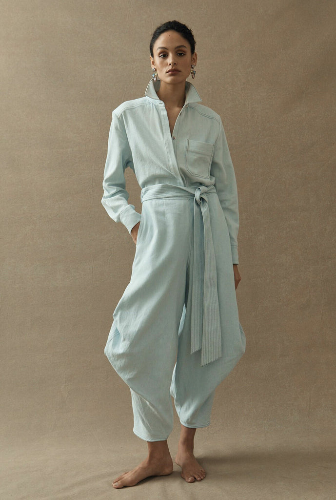 Connie Pant Sun Bleached Denim