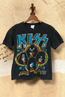 KISS Cropped Tee Coal Pigment