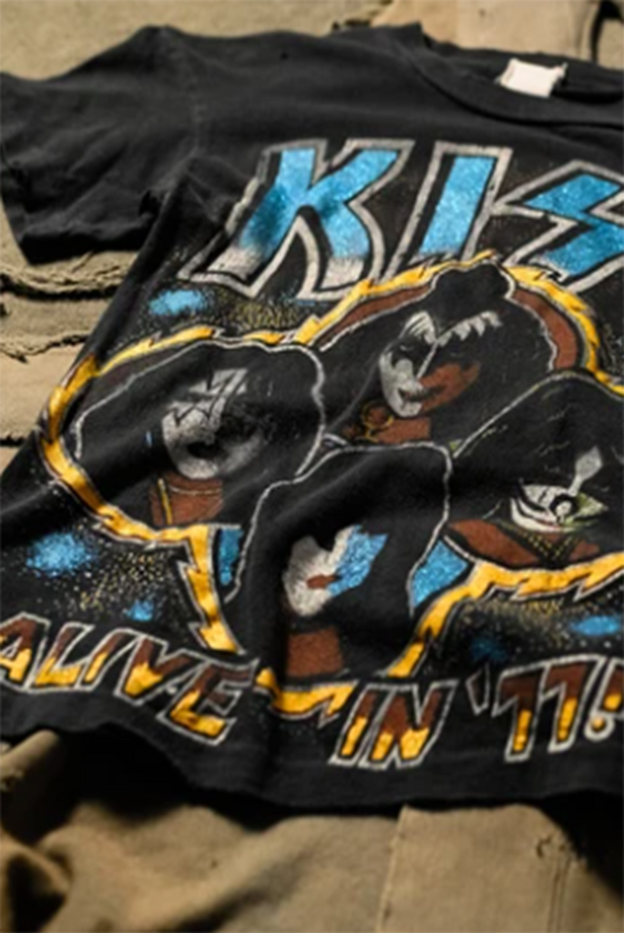 KISS Alive in 77 Coal Pigment