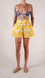 Nahui Ollin Smoke Shorts Yellow