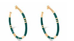 Positano Hoops Emerald