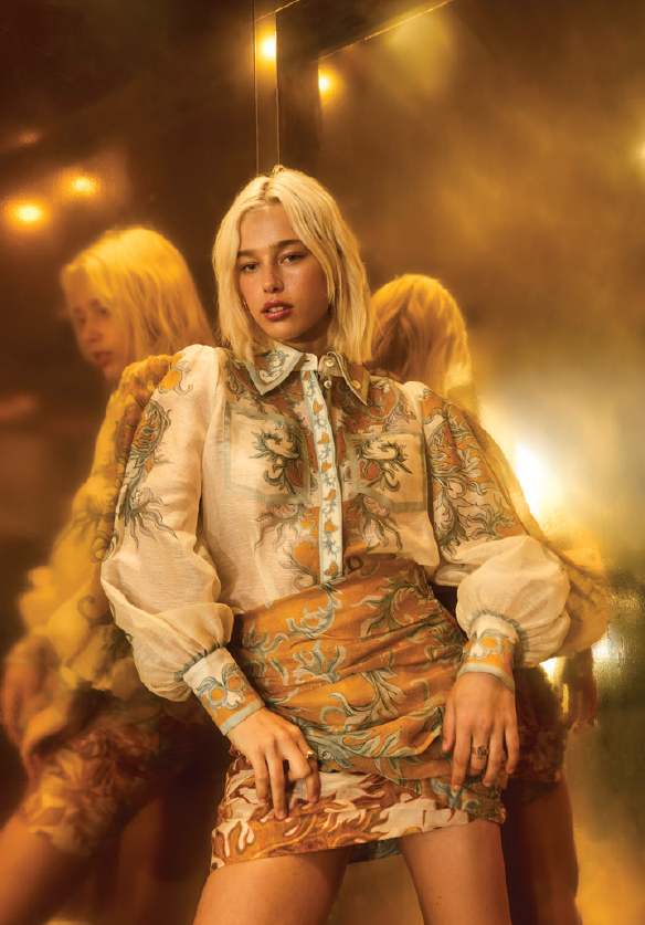 Paloma Balloon Sleeve Blouse