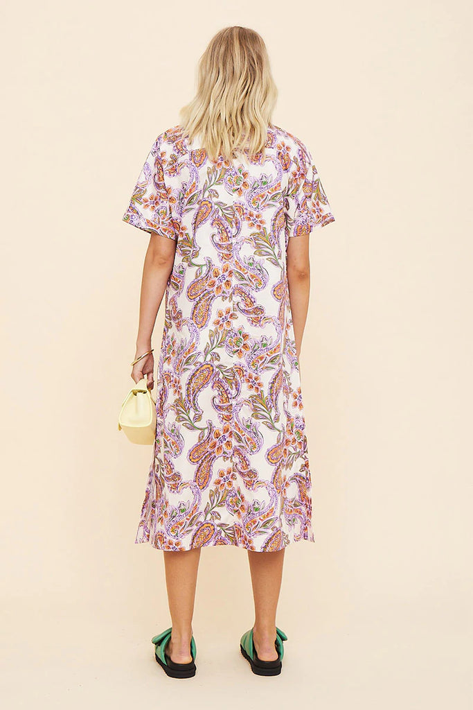 Sienna Midi Kaftan with Neck Detail