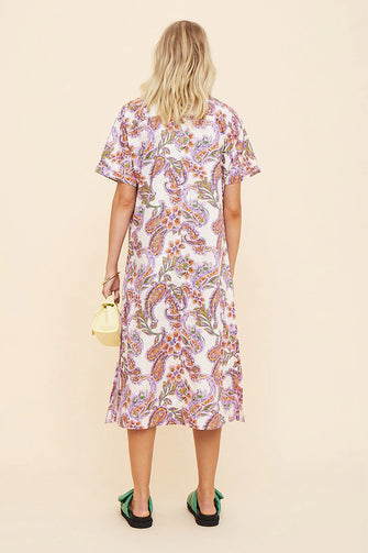 Sienna Midi Kaftan with Neck Detail