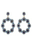 Majolica Lapis Hoop Earrings