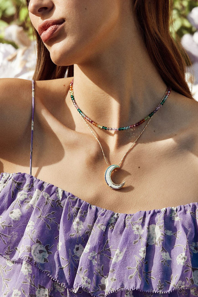 Rainbow Notte Pendant Necklace