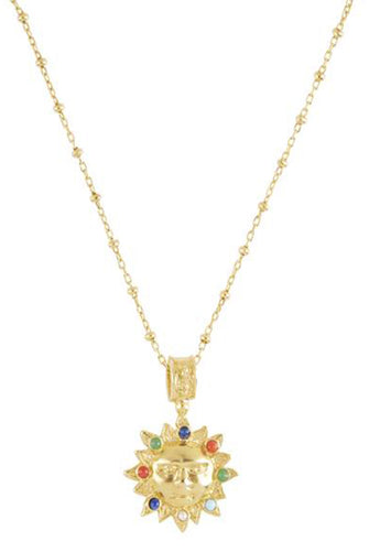 Treasures Sun Pendant Necklace