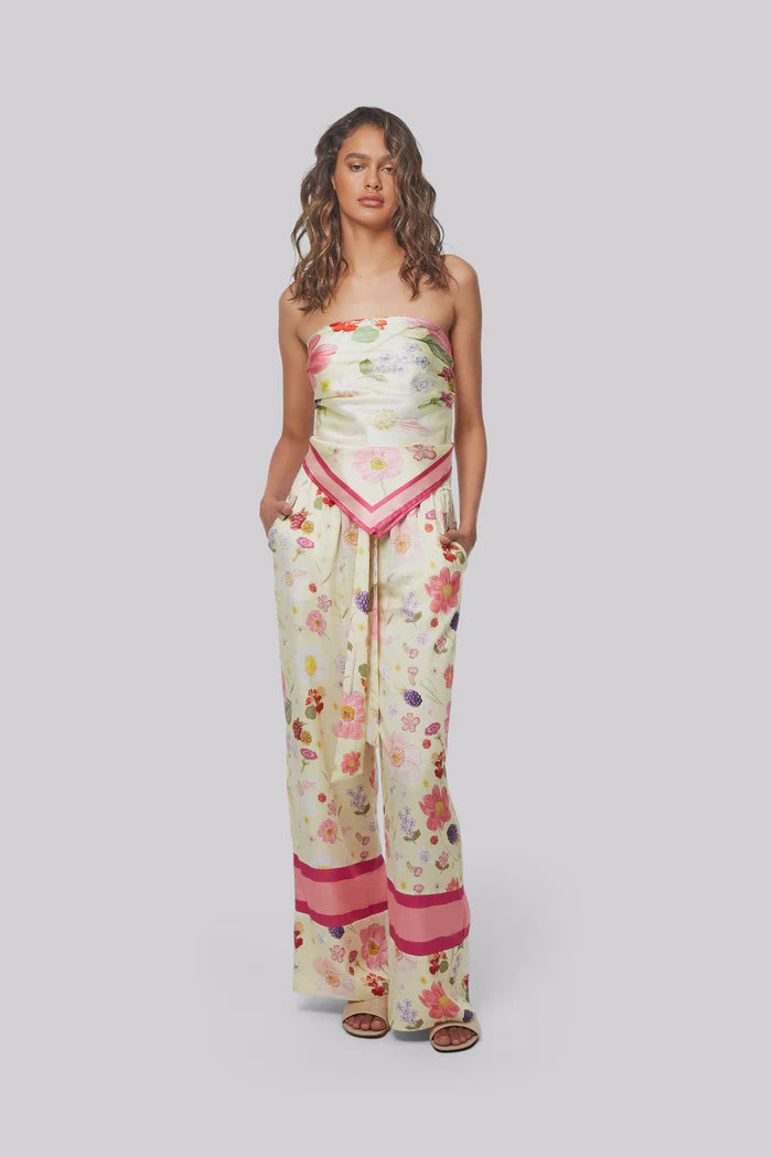 Flora Berry Relaxed Pant – Toscani Australia