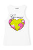 Graphic Heart Rib Tank