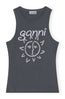 Graphic Sun Rib Tank