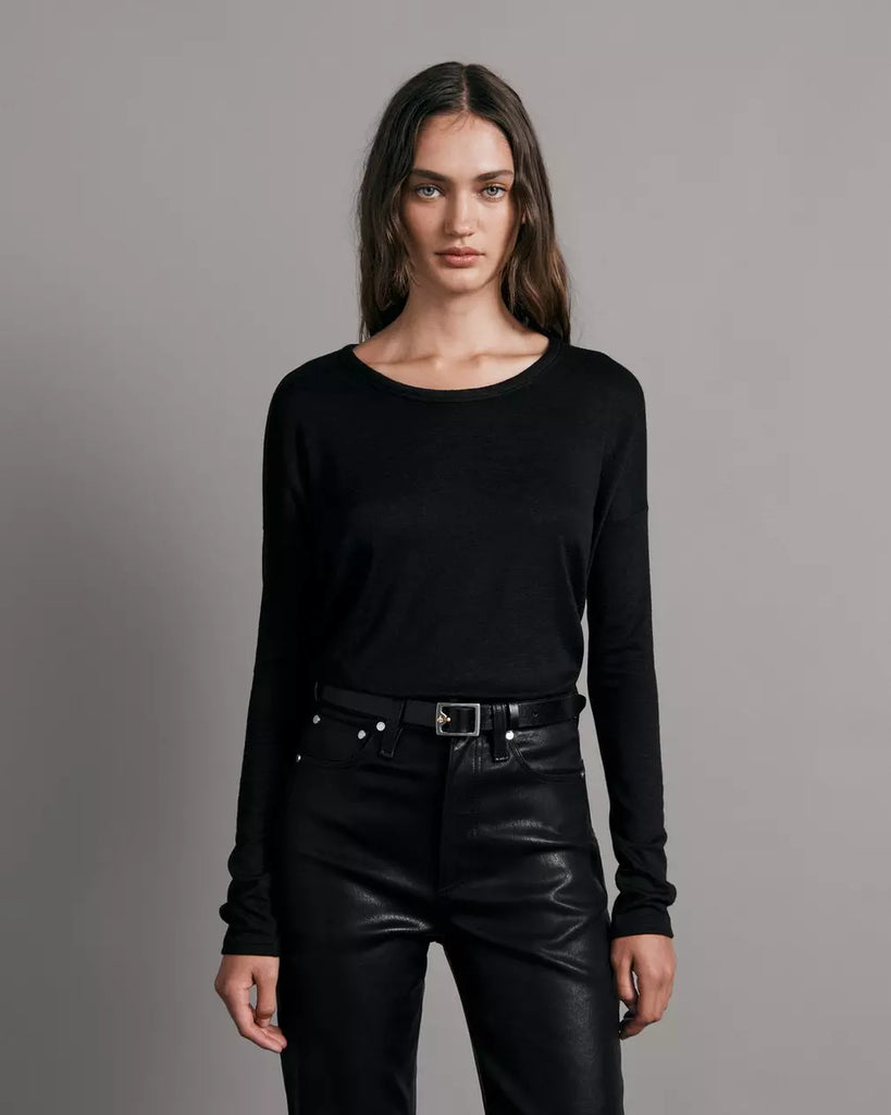 The Knit Long Sleeve Black