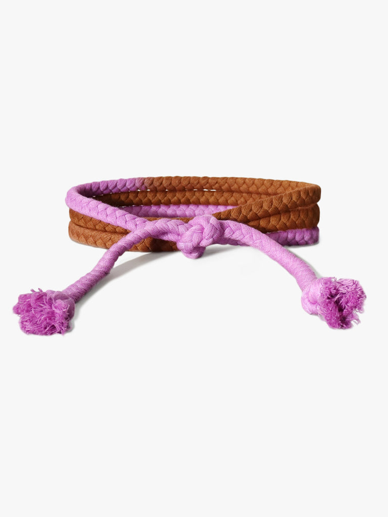 Havana Rope Belt Lilac Clay