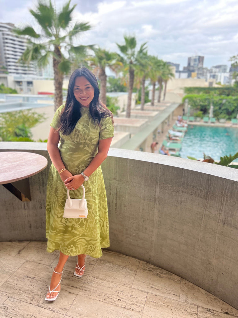 Yamba Dress Olive Animale