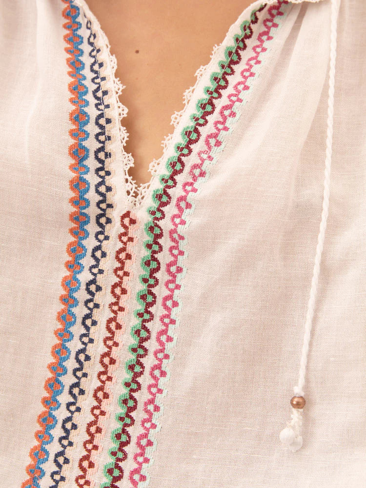 Xavi Embroidered Blouse