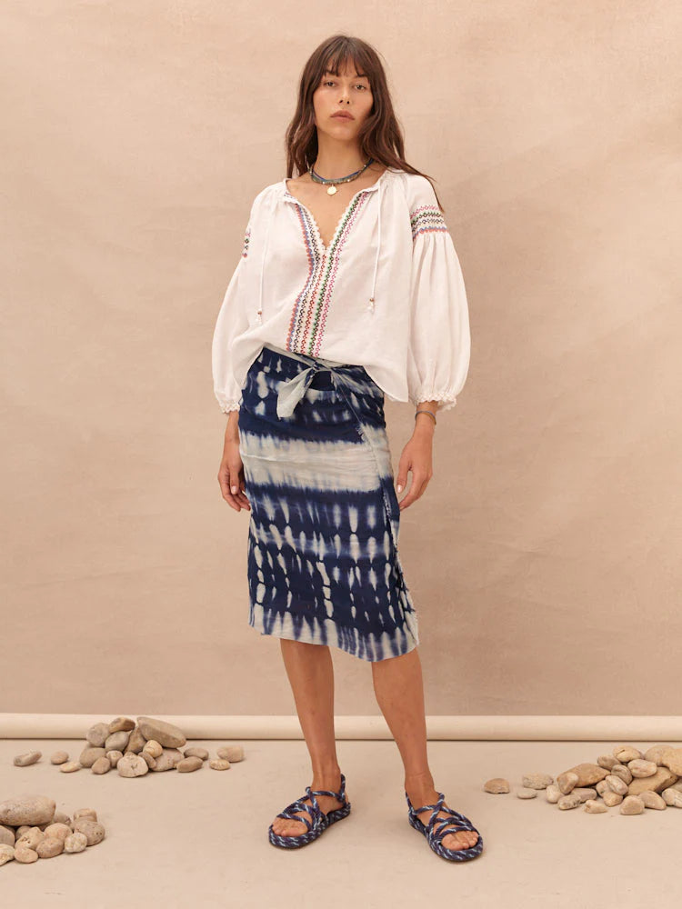 Xavi Embroidered Blouse