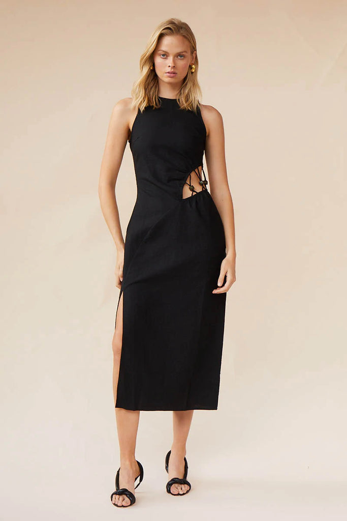 Astrid Resin Waist Detail Midi