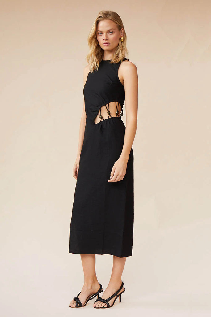 Astrid Resin Waist Detail Midi