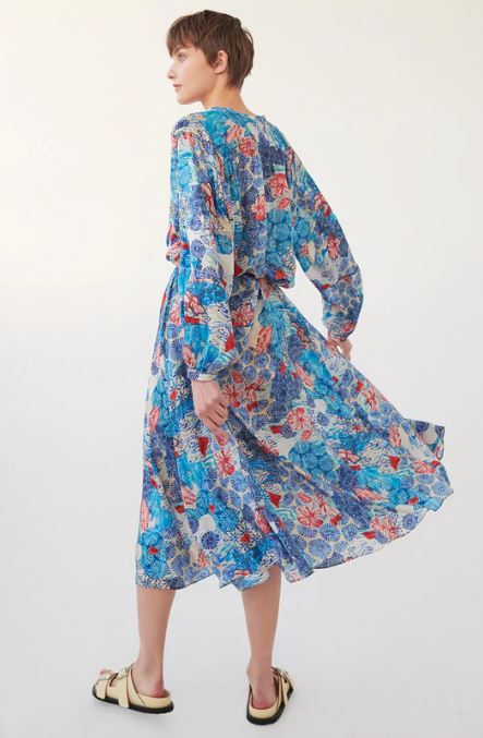 Bunnie Maxi Dress Juru Blue