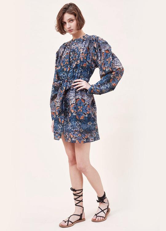 Delia Mini Dress Stan Blue