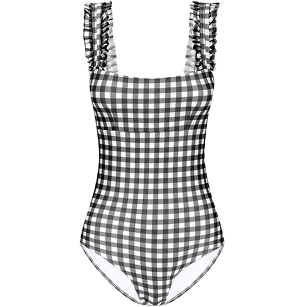 Classic Gingham Ruffle One Piece