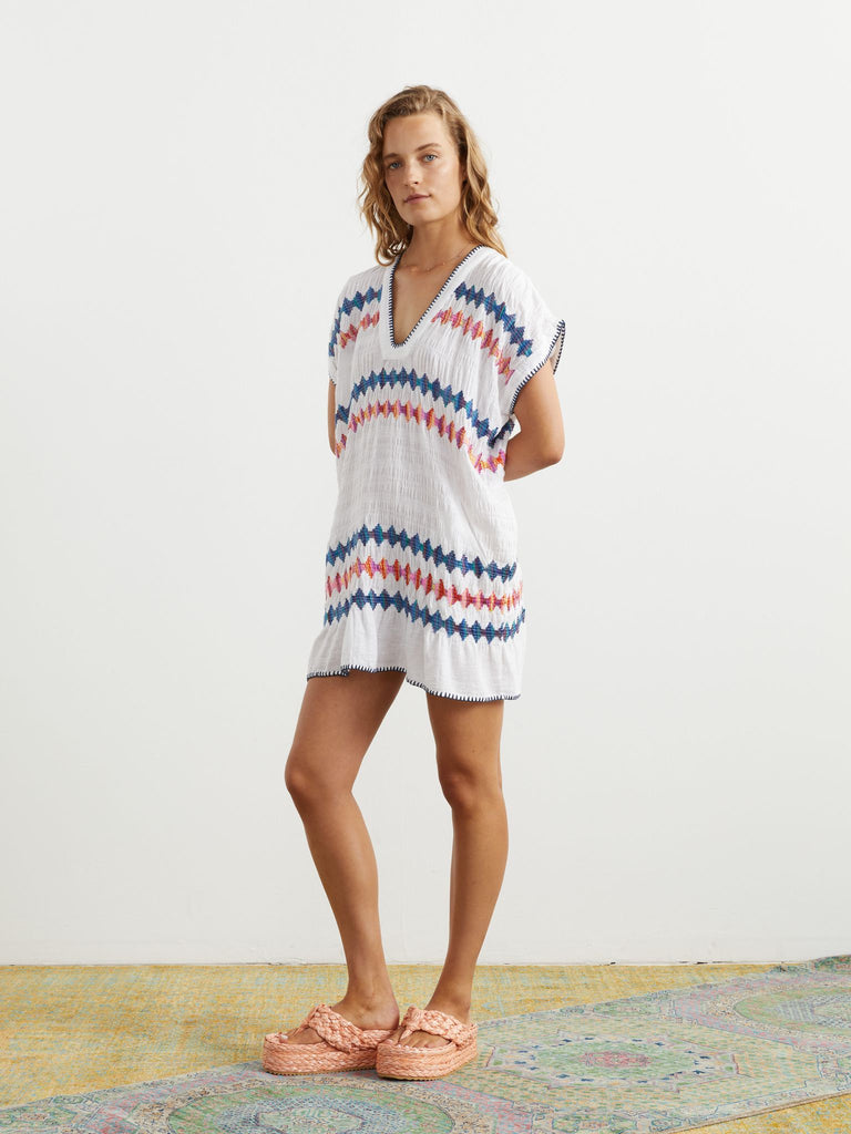 Hera Tunic White Multi