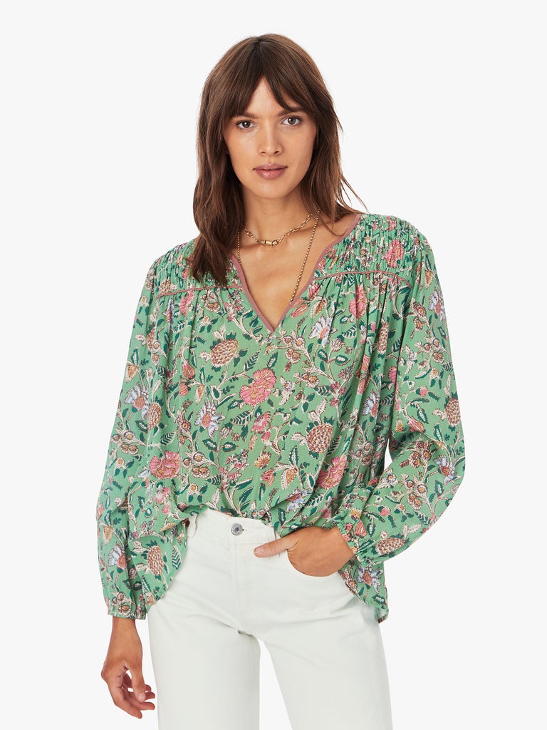 Emryn Top Green Jade