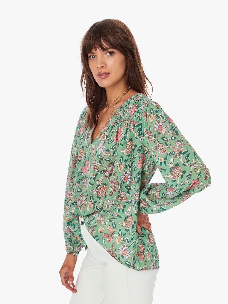 Emryn Top Green Jade