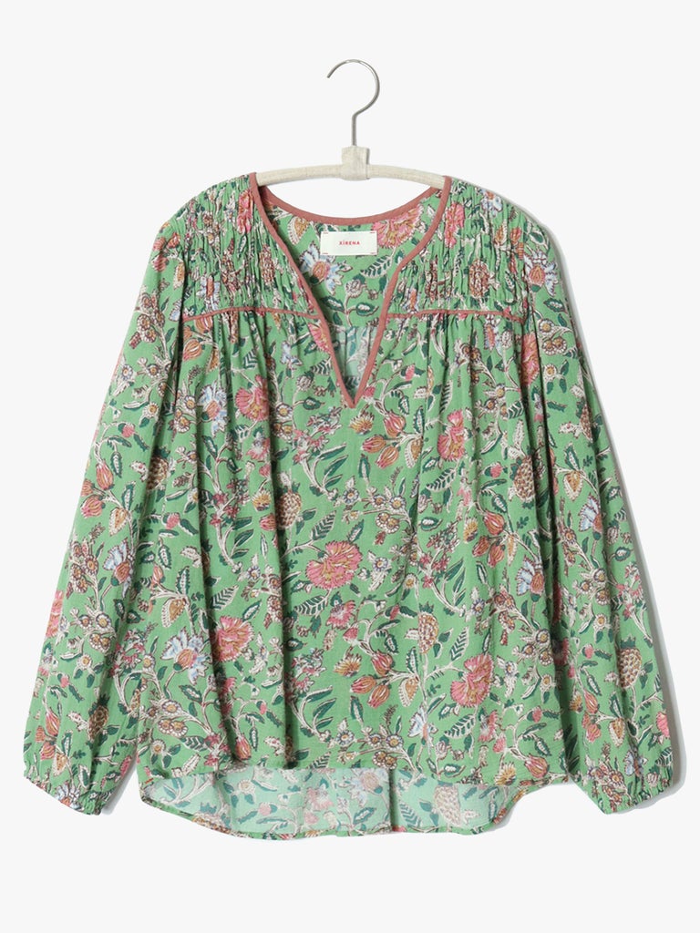 Emryn Top Green Jade