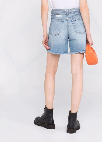 Oversized Denim Shorts