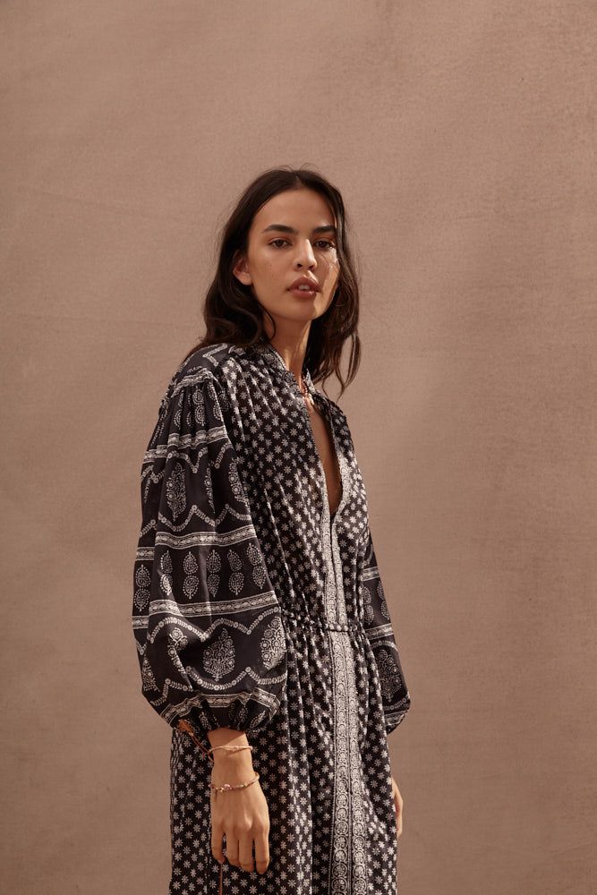 Hermia Maxi Smock Dress