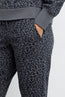 Kingston Pant Charcoal Mini Cheetah