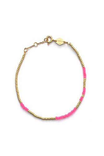 Asym Bracelet Neon Pink