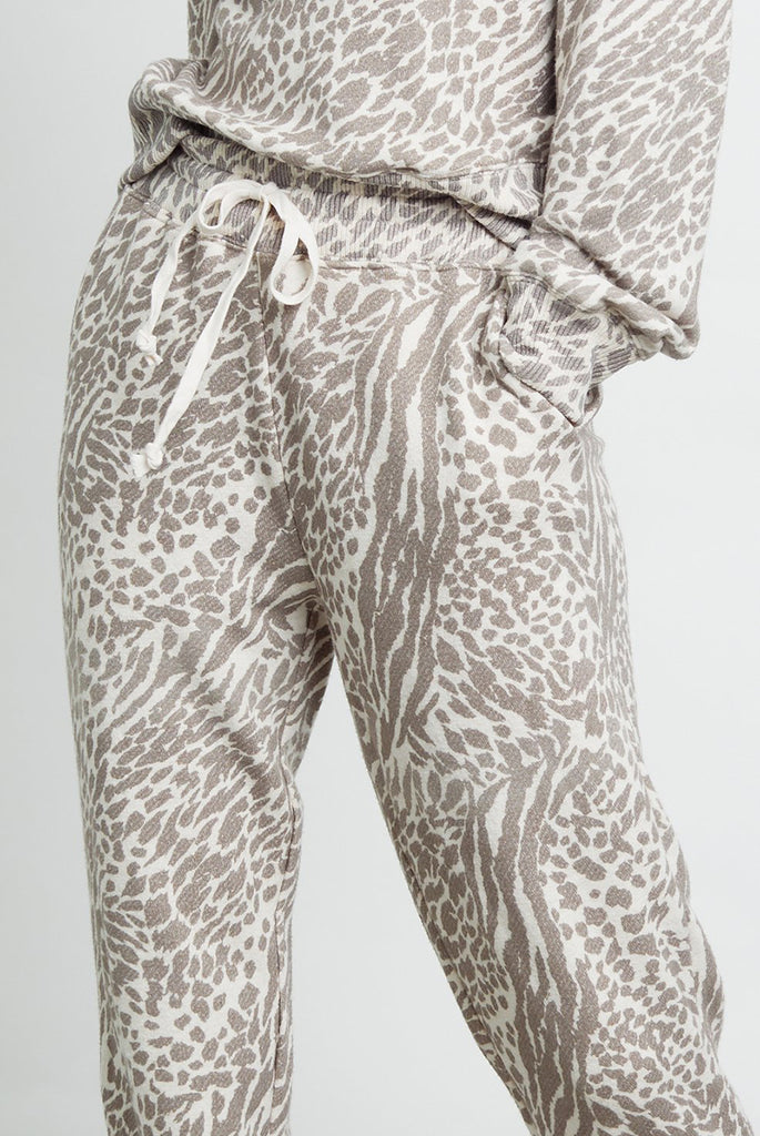 Oakland Pant Natural Animal Spot