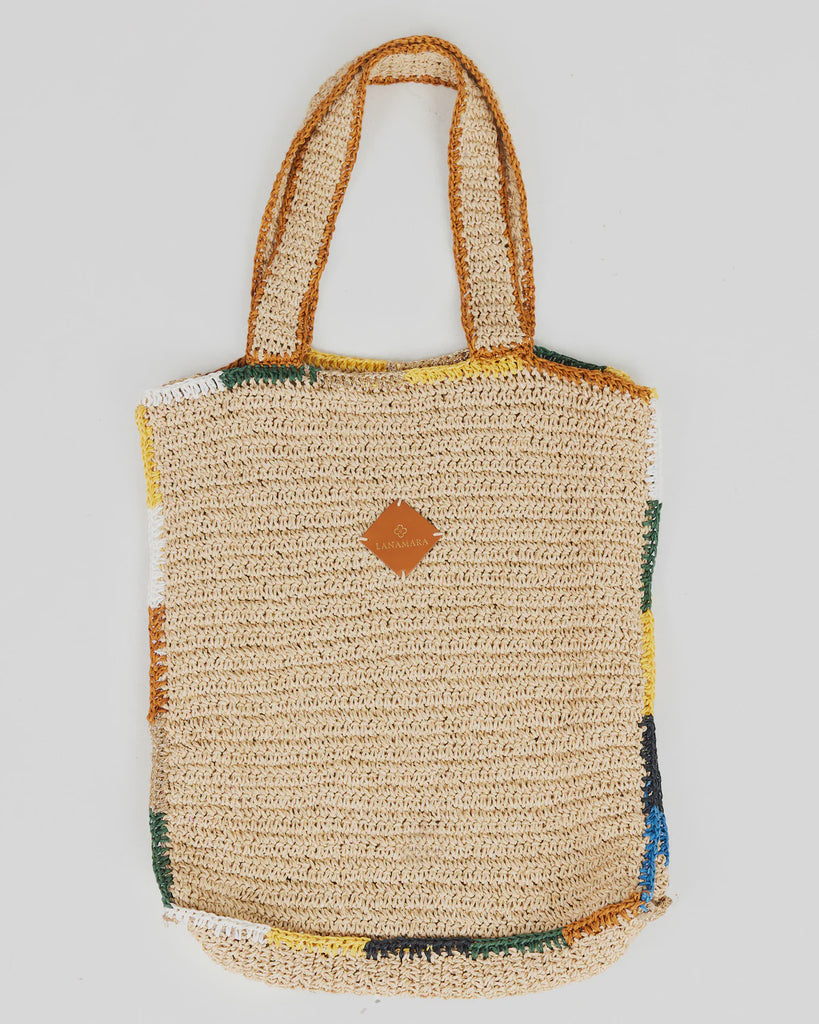 Margot Crochet Shopper Multi Gold