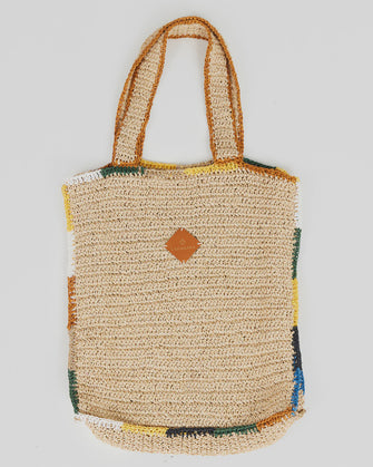 Margot Crochet Shopper Multi Gold