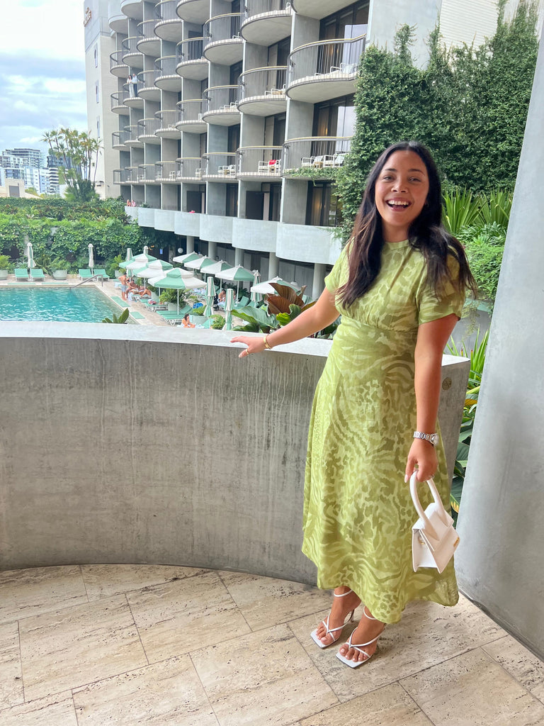 Yamba Dress Olive Animale