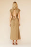 Rosanna Shirred Waist Long Dress