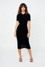Liz Rouched Midi Tee Dress