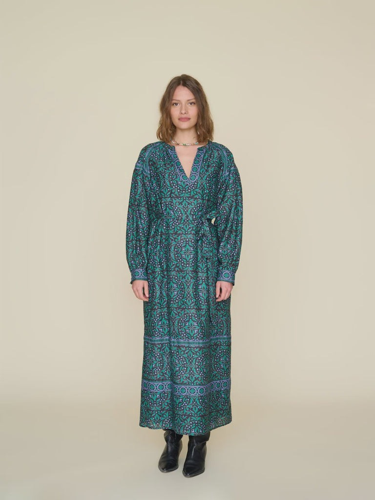 Isobel Dress Green Smoke